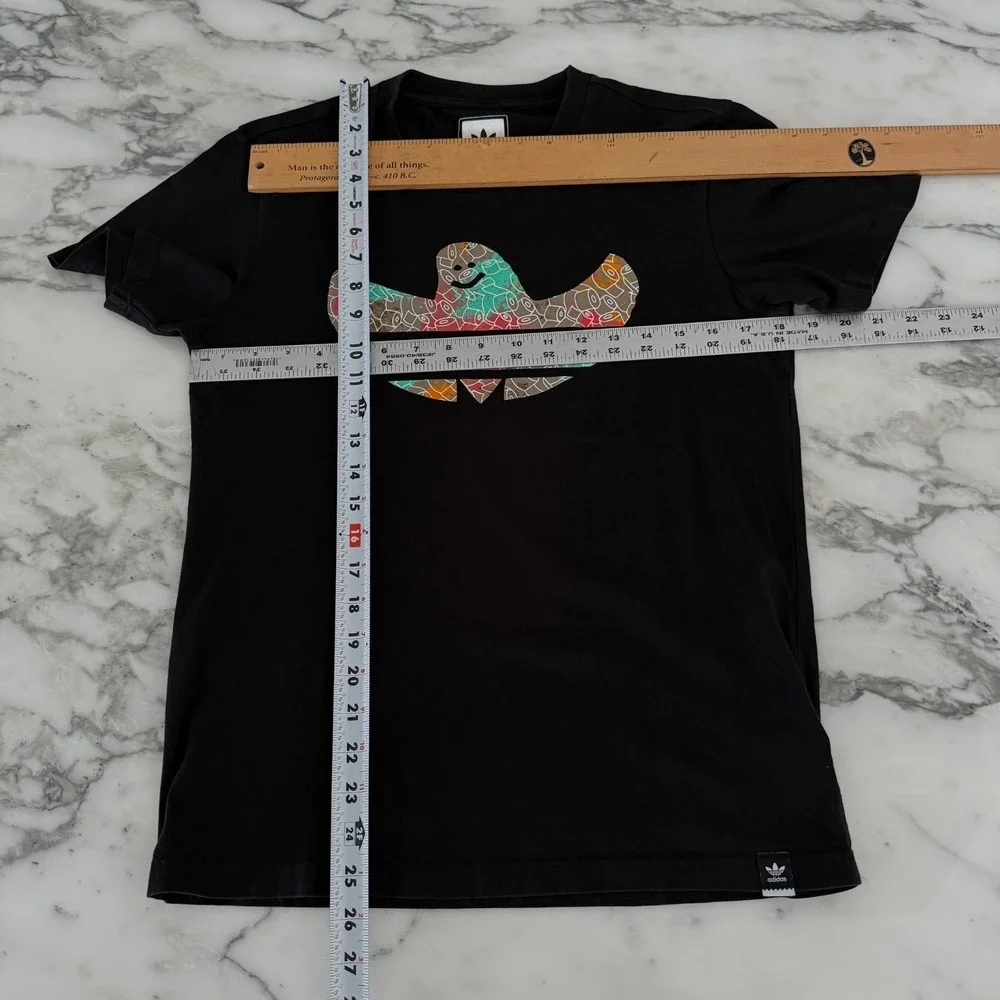 Ghosted Adidas Ghost Logo Men's Black T-shirt ‎ Size Small Pre-owned